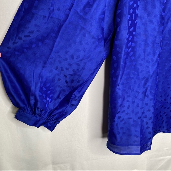 NWT Ann Taylor Petite Puff Sleeve V-Neck Top XLP - Picture 5 of 11